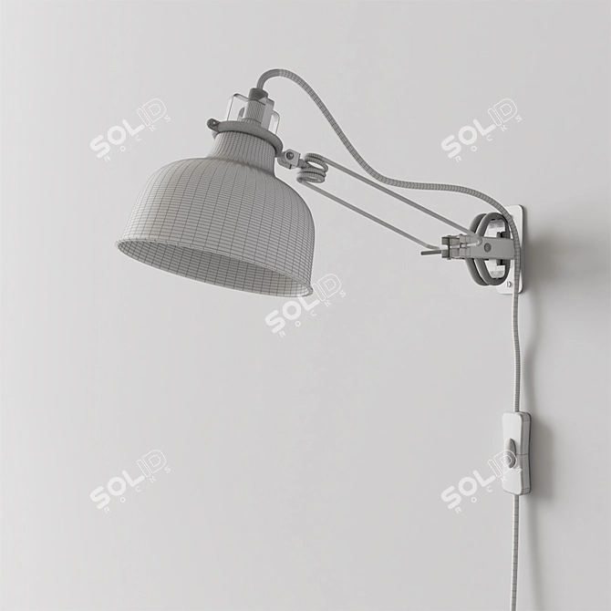 Stylish Ranarp Lamp - 12cm Height 3D model image 2