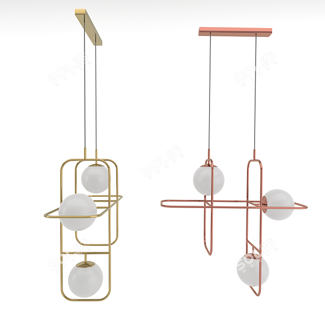 Mambo Unlimited Ideas LINK I: Suspension Lamp 3D model image 2