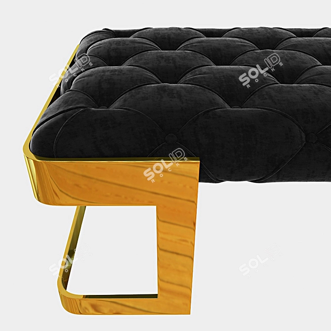 Luxury Ottiu Bench: Stunning Design & Comfort 3D model image 2
