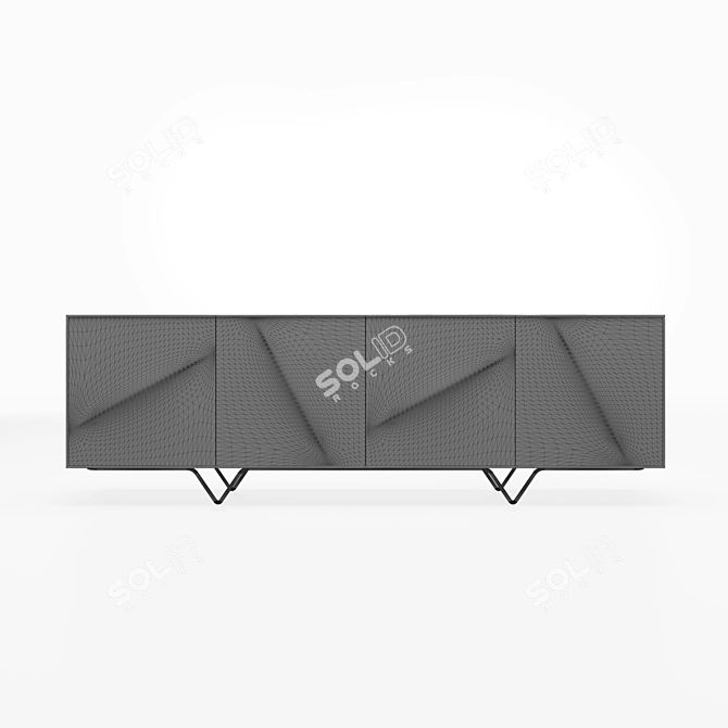 Elegant Mobenia Sydney Sideboard 3D model image 2