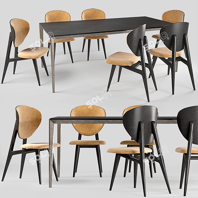 Shake Fun Dining Set: New York 3D model image 1