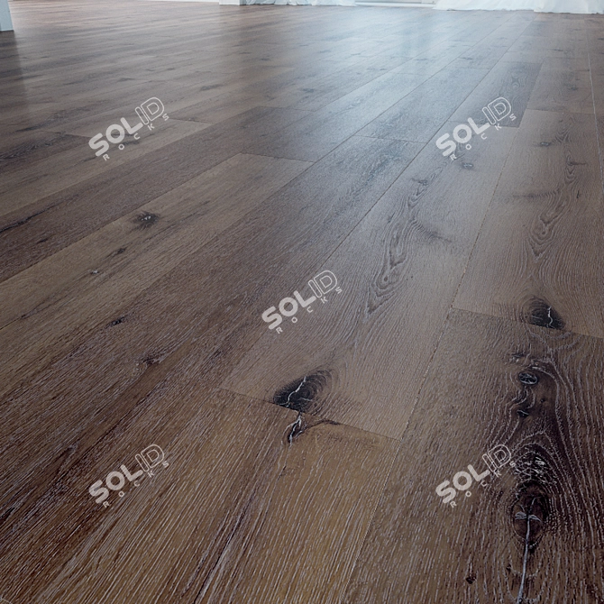 Modena Vinyl Floor: High Quality, Wood Texture 3D model image 1