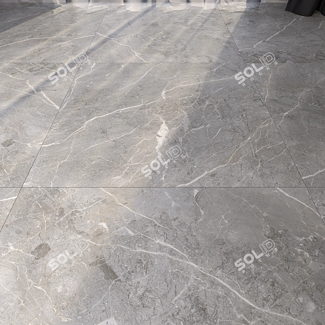 Luxury Marble Tiles: HD Textured Floor 3D model image 1