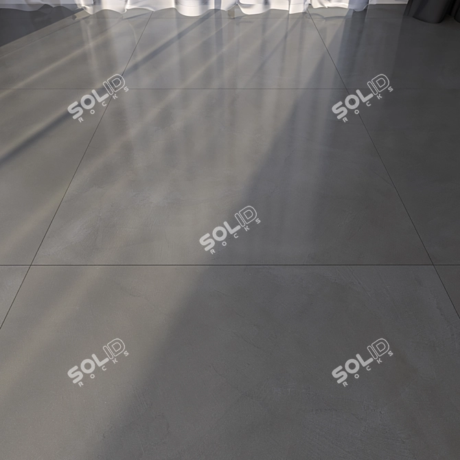 Elegant Marble Floor Tiles 3D model image 1