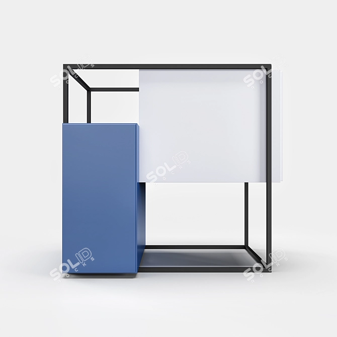 Moca - 3 Modern Sideboard 3D model image 1