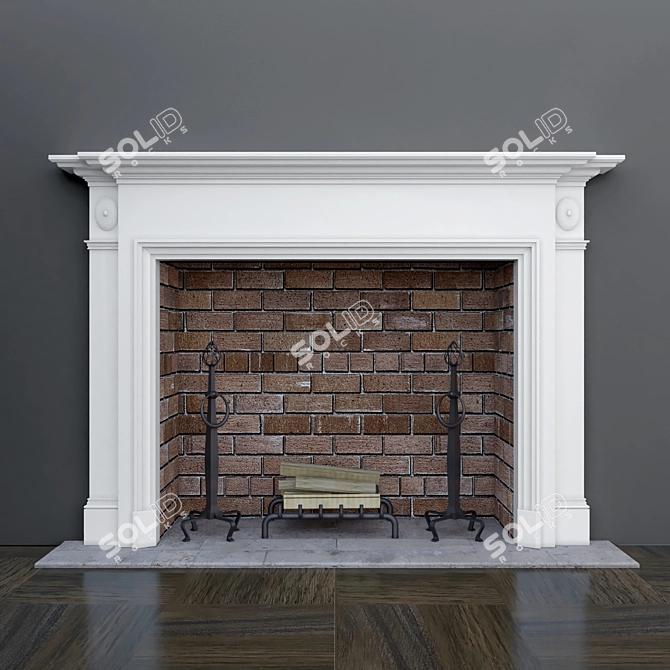 CozyFireplace 2.0 3D model image 1