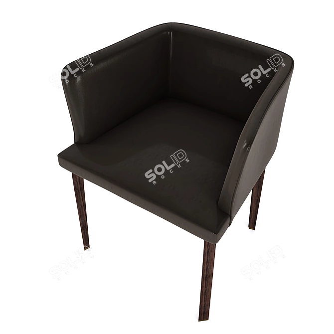 Wansheng Stylish Armchair 3D model image 3
