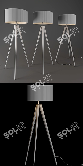 Modern Floor Lamp: Sleek Design & Perfect Lighting 3D model image 3