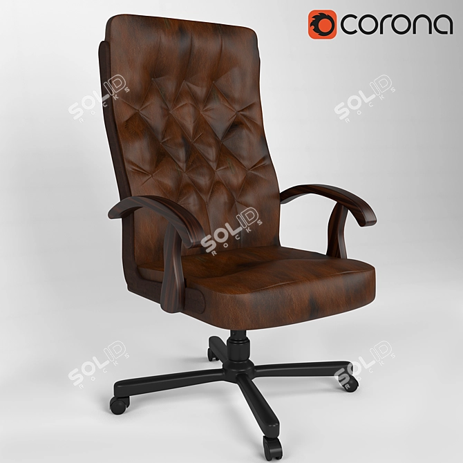 ErgoFlex Richard Extra Office Chair 3D model image 1