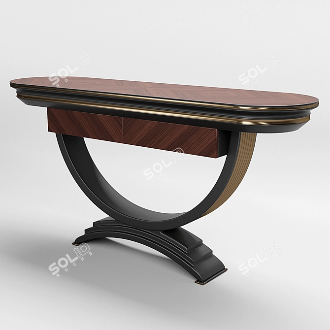 Elegant Oliver Collection Console - Art OL24 3D model image 1