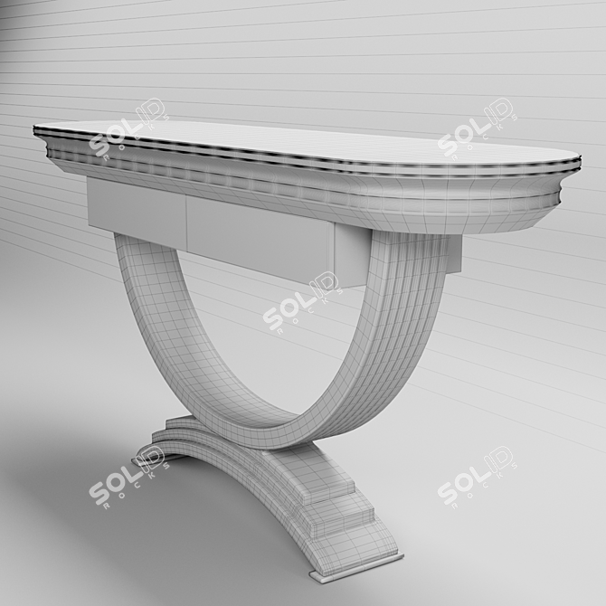 Elegant Oliver Collection Console - Art OL24 3D model image 3