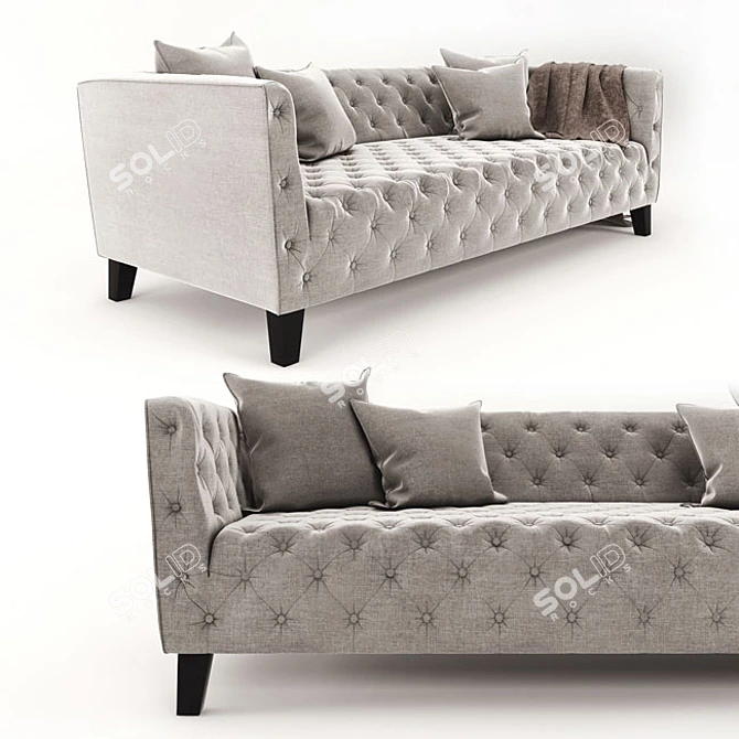 Luxury Eichholtz Jason Sofa 3D model image 2