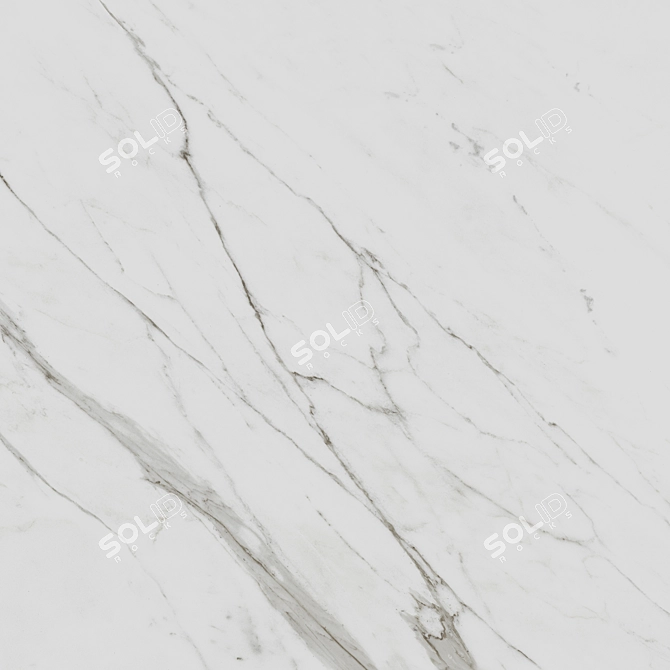 HD Marble Floor Tiles 3D model image 3