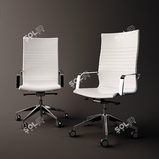 Kastel Kruna Office Chair: Elegant, Ergonomic, and Efficient. 3D model image 1