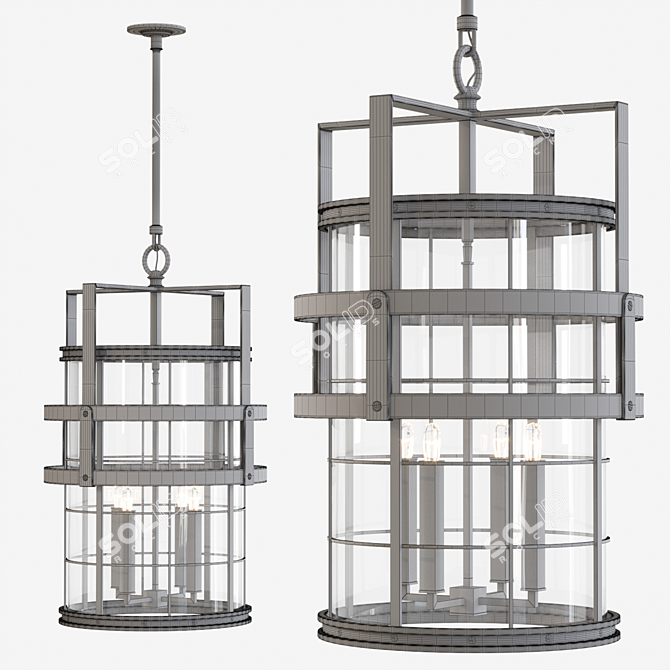 Modern Illuminate Pendant Lamp 3D model image 3