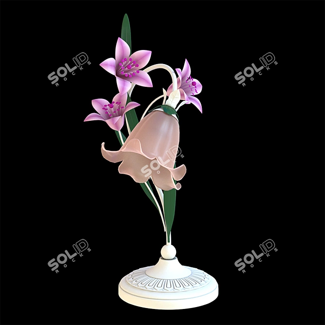 Title: Exquisite Decor Table Lamp 3D model image 2