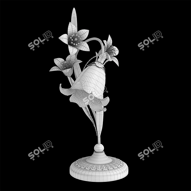 Title: Exquisite Decor Table Lamp 3D model image 3