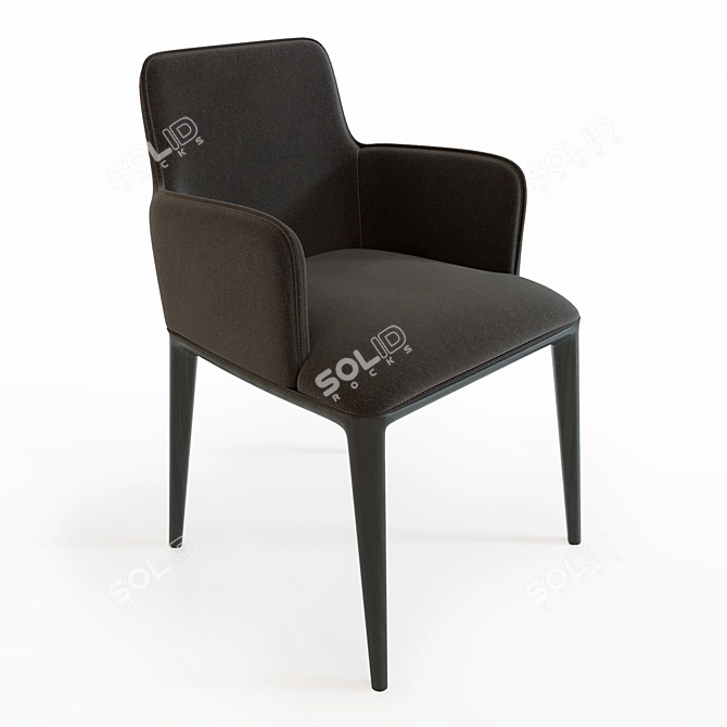 Potocco Candy Chair: Modern Elegance in Every Pixel 3D model image 1