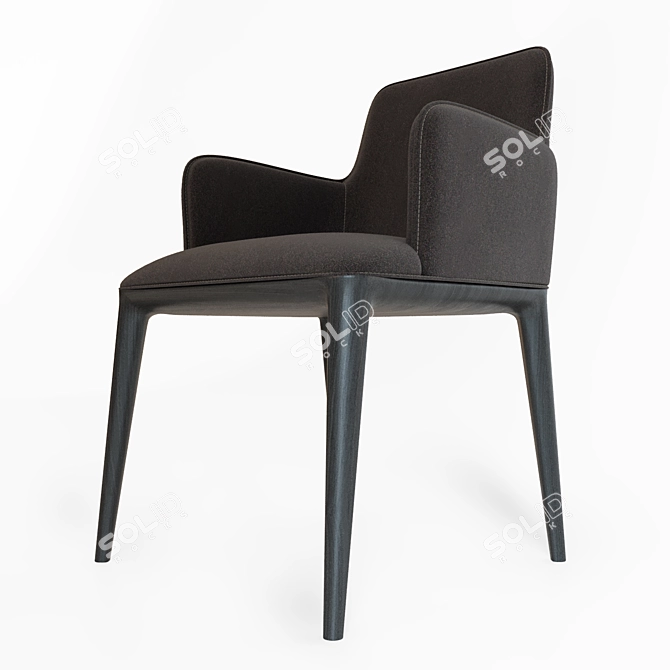 Potocco Candy Chair: Modern Elegance in Every Pixel 3D model image 2