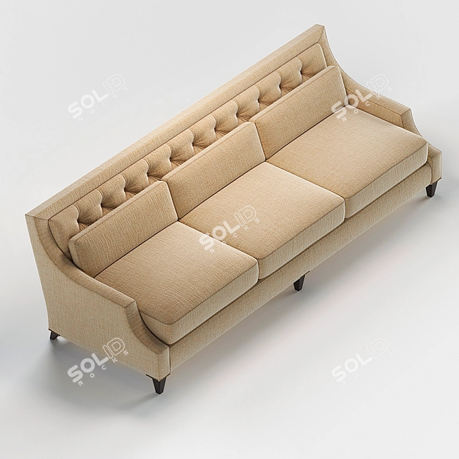 Max Tufted Sofa by Thomas Pheasant 3D model image 2