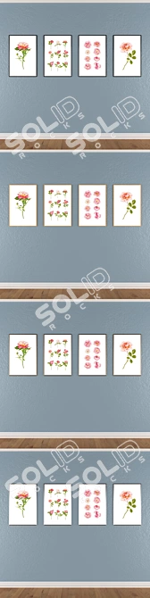 Eclectic Wall Art Set No. 691 3D model image 3