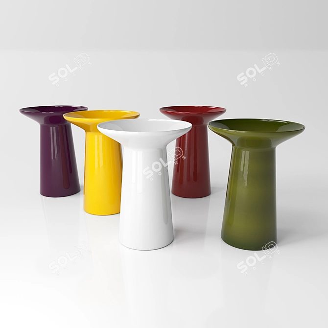 Calligaris Ceramic Vase - DAFNE 3D model image 1