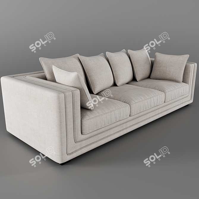 Modern Menorca Sofa - Classy and Comfortable 3D model image 1