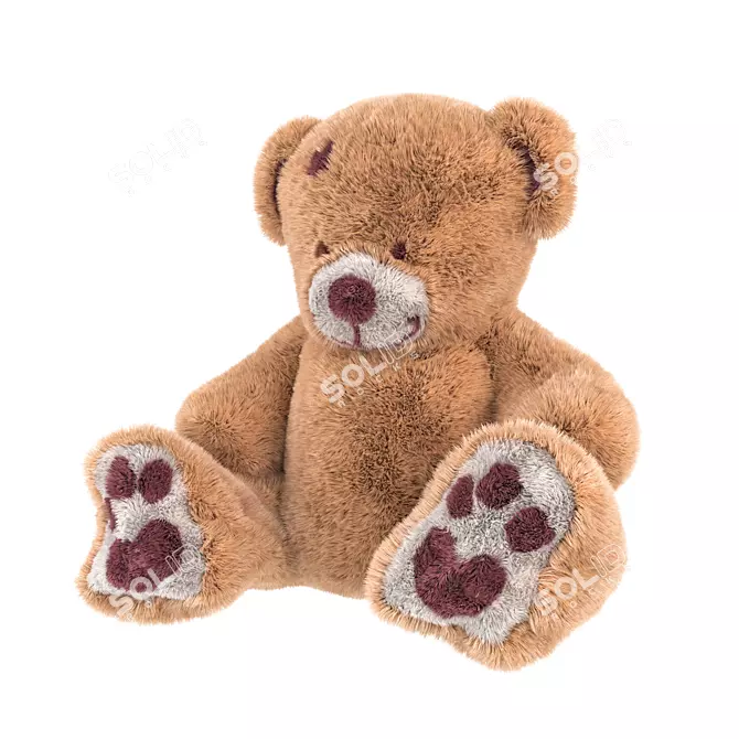 Title: Super Soft Tony Teddy Bear 3D model image 1