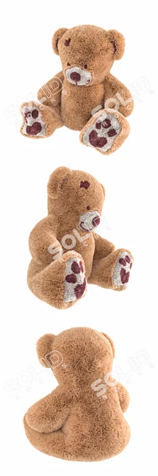 Title: Super Soft Tony Teddy Bear 3D model image 2