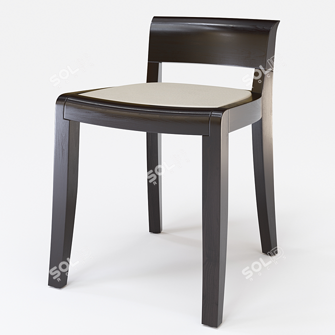 Elegant Eloise Chair: A Timeless Masterpiece 3D model image 1