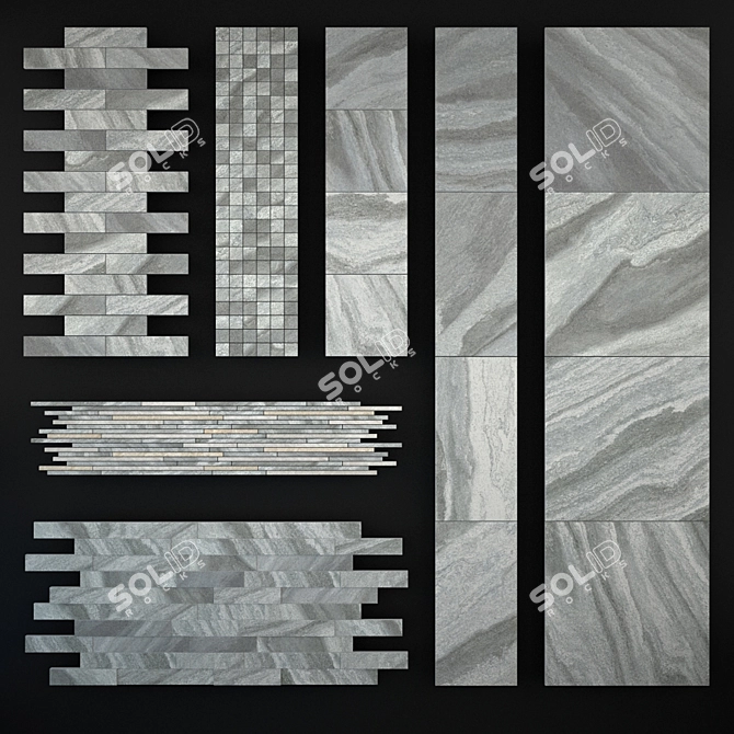 Italon Climb Iron Tile Set 3D model image 2