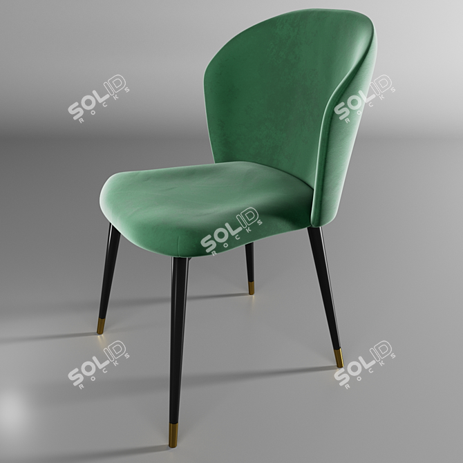 Volante Dining Chair: Versatile and Stylish 3D model image 1