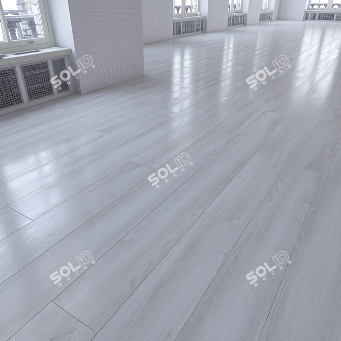 Versatile Wood Flooring Set 3D model image 3