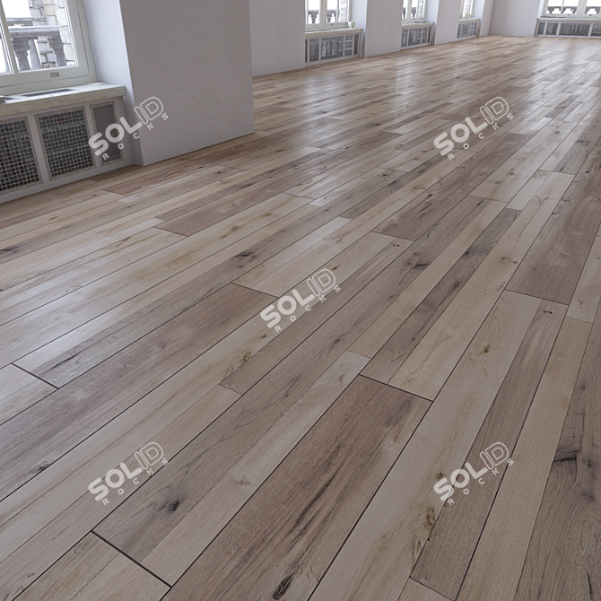 Versatile Laminate Flooring Set 3D model image 3