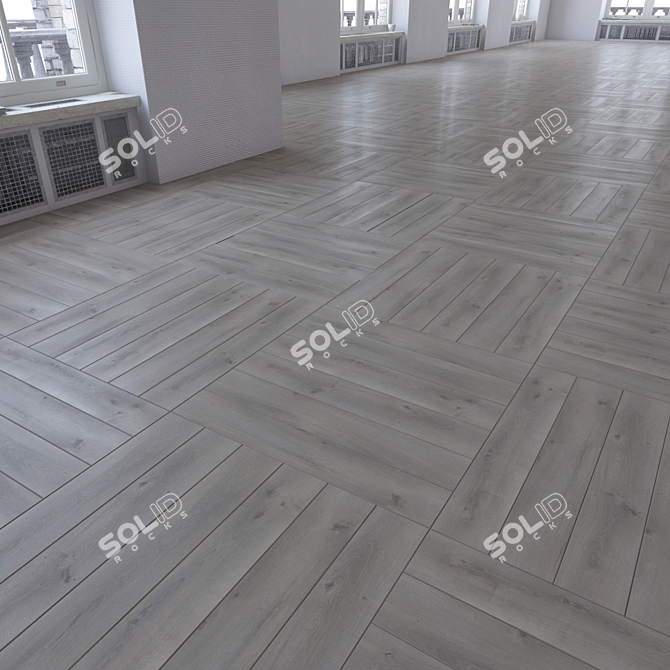 Title: Versatile Laminate Flooring Kit 3D model image 2