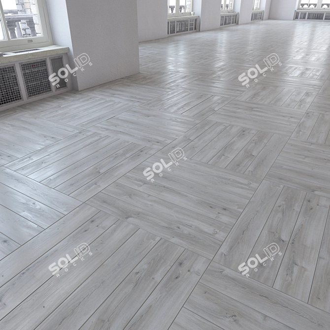 Versatile Laminate Flooring Set 3D model image 2