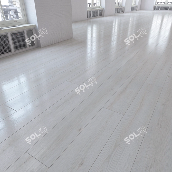 Versatile Laminate Flooring Set 3D model image 3