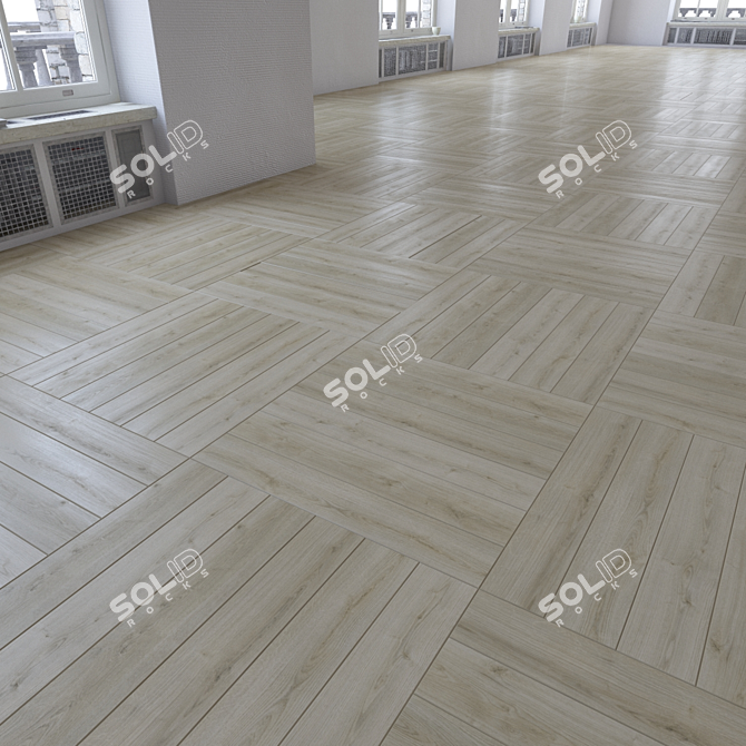 Versatile Laminate Flooring Kit 3D model image 2