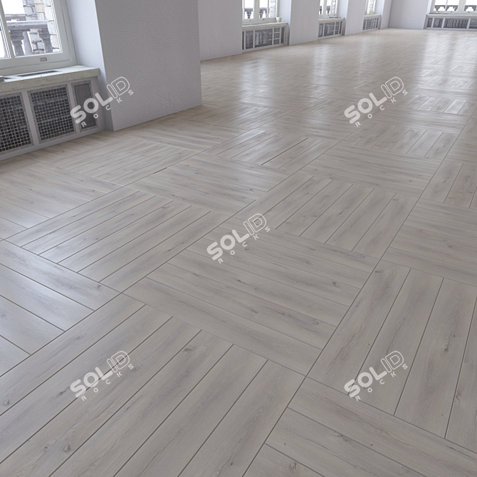 VersaLam Classic: 4-in-1 Laminate Flooring Set 3D model image 2