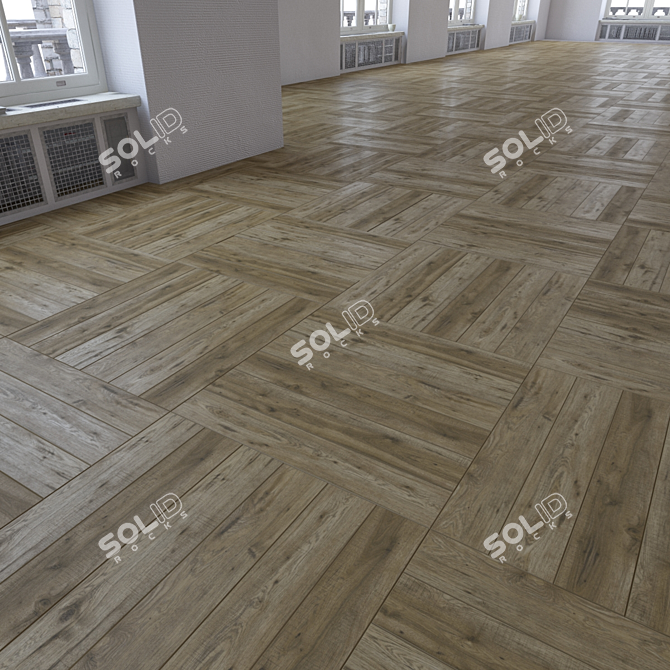 Versatile Laminate Flooring Kit 3D model image 2