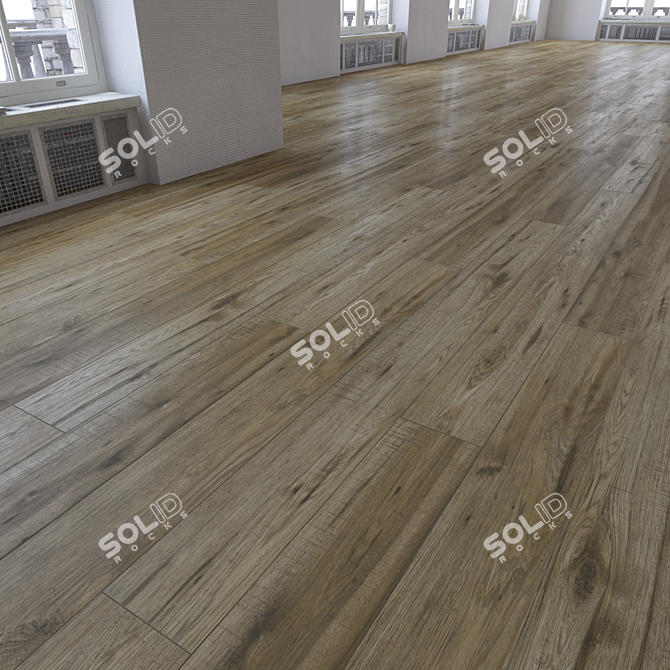 Versatile Laminate Flooring Kit 3D model image 3