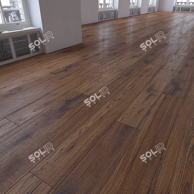 Versatile Laminate Flooring Kit 3D model image 2