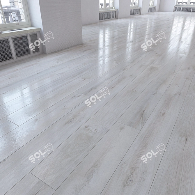 Versatile Laminate Flooring Set - Realistic Textures 3D model image 3