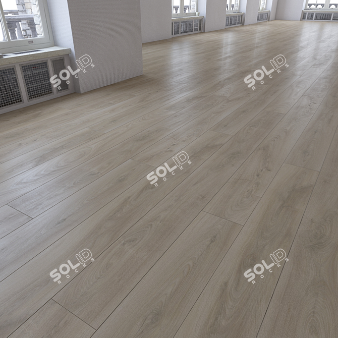 Versatile Laminate Flooring Kit 3D model image 3