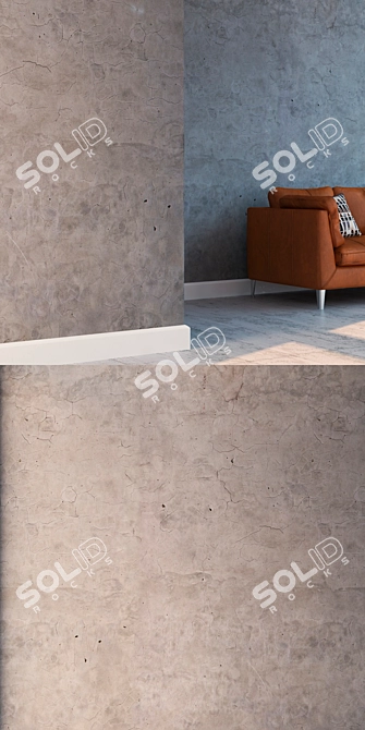 Seamless High Detail Stucco Texture 3D model image 3