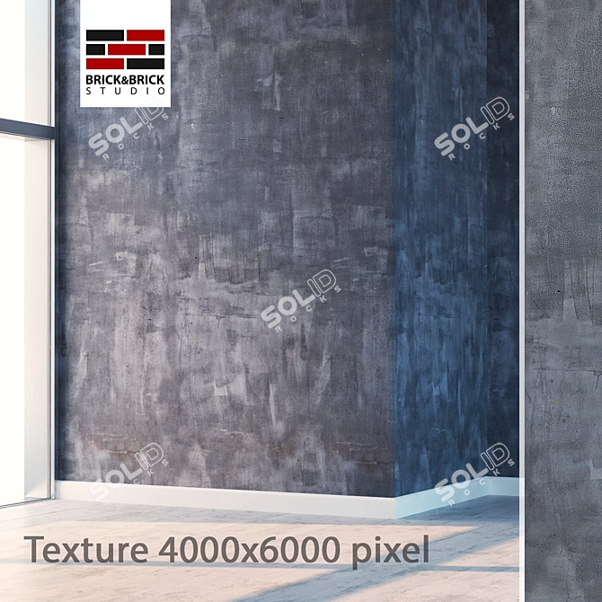 Title: Seamless Metal Texture Set 3D model image 1