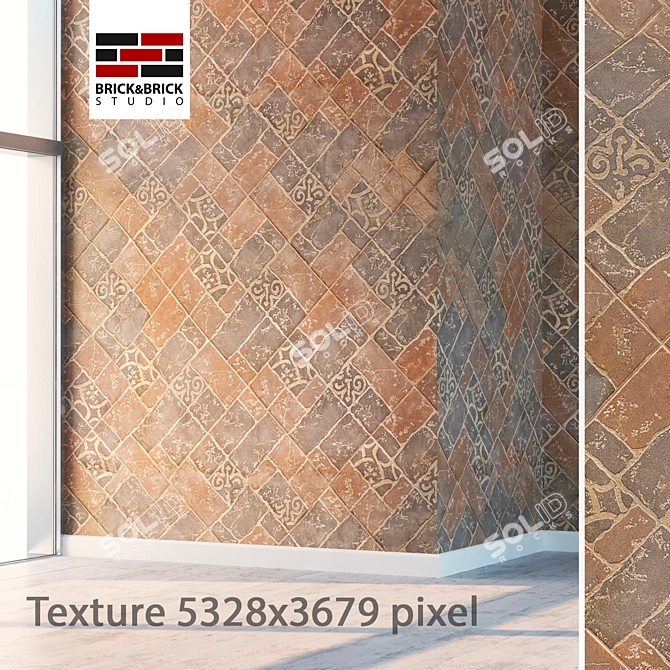 HD Seamless Texture: Tile 272 3D model image 1