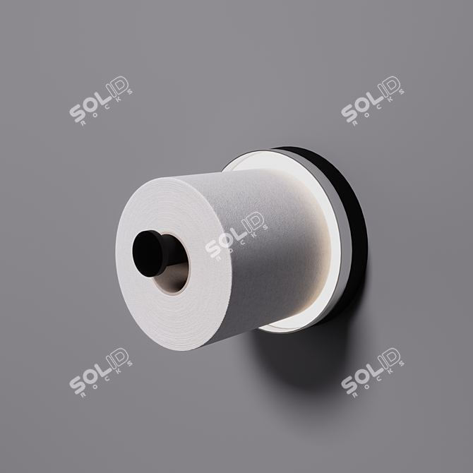 Dusk Dark L-Hop Toilet Holder 3D model image 2