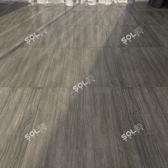 Elegant Marble 129: HD Textured Floor 3D model image 1