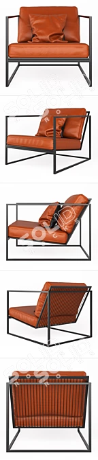 Scandi Loft Chair - Nordwood 3D model image 2
